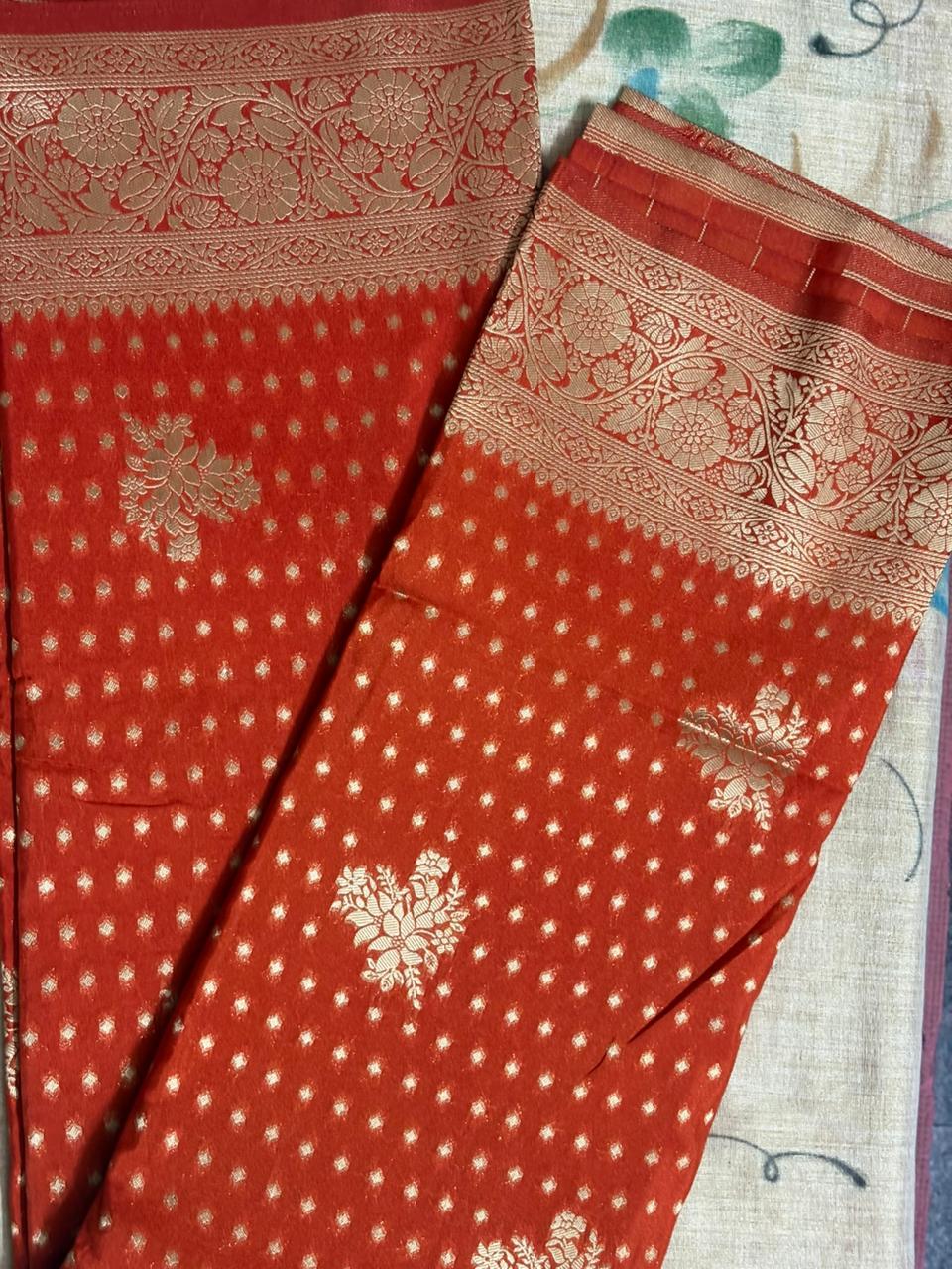 PREMIUM TRENDY CRAPE GEORGETTE SAREE